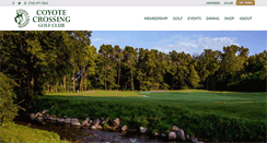 Desktop Screenshot of coyotecrossinggolf.com